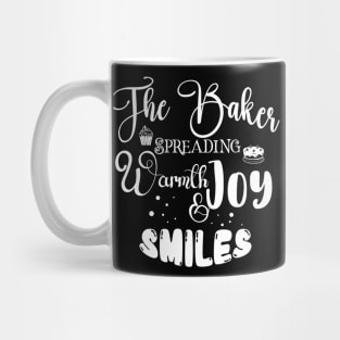 The Baker Spreading Smiles Light Font Mug